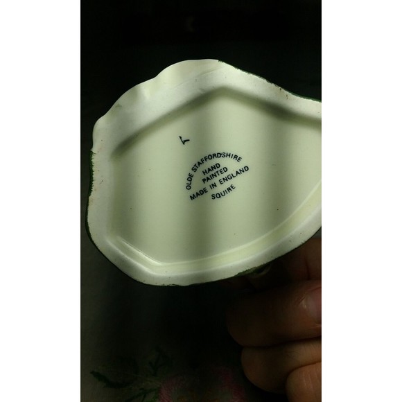 Vintage Olde Staffordshire Squire Toby Jug Creamer Made in England Hand Painted - Picture 7 of 10